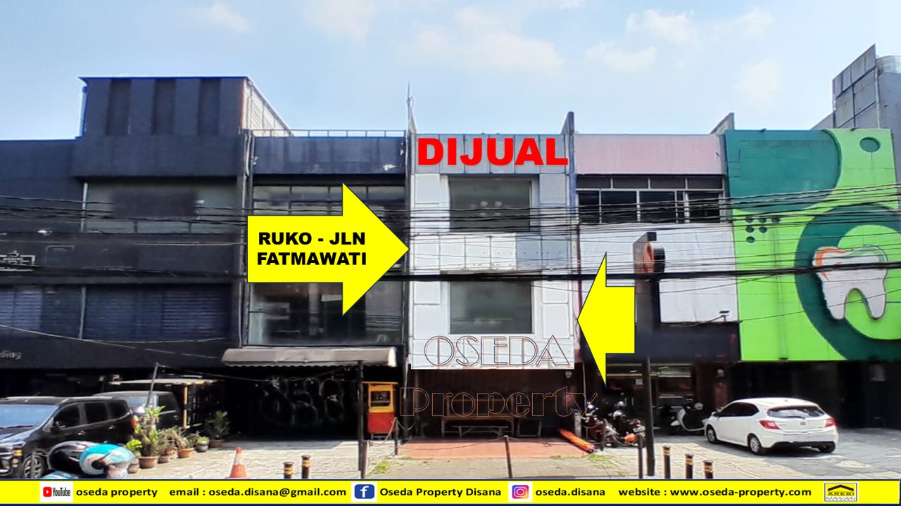 Dijual Ruko di Jln Fatmawati Jaksel - RK ID  207