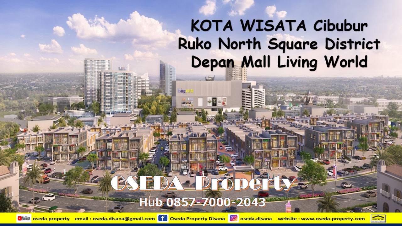 Dijual Ruko North Square District  Kota Wisata - Tersedia 29 unit lagi