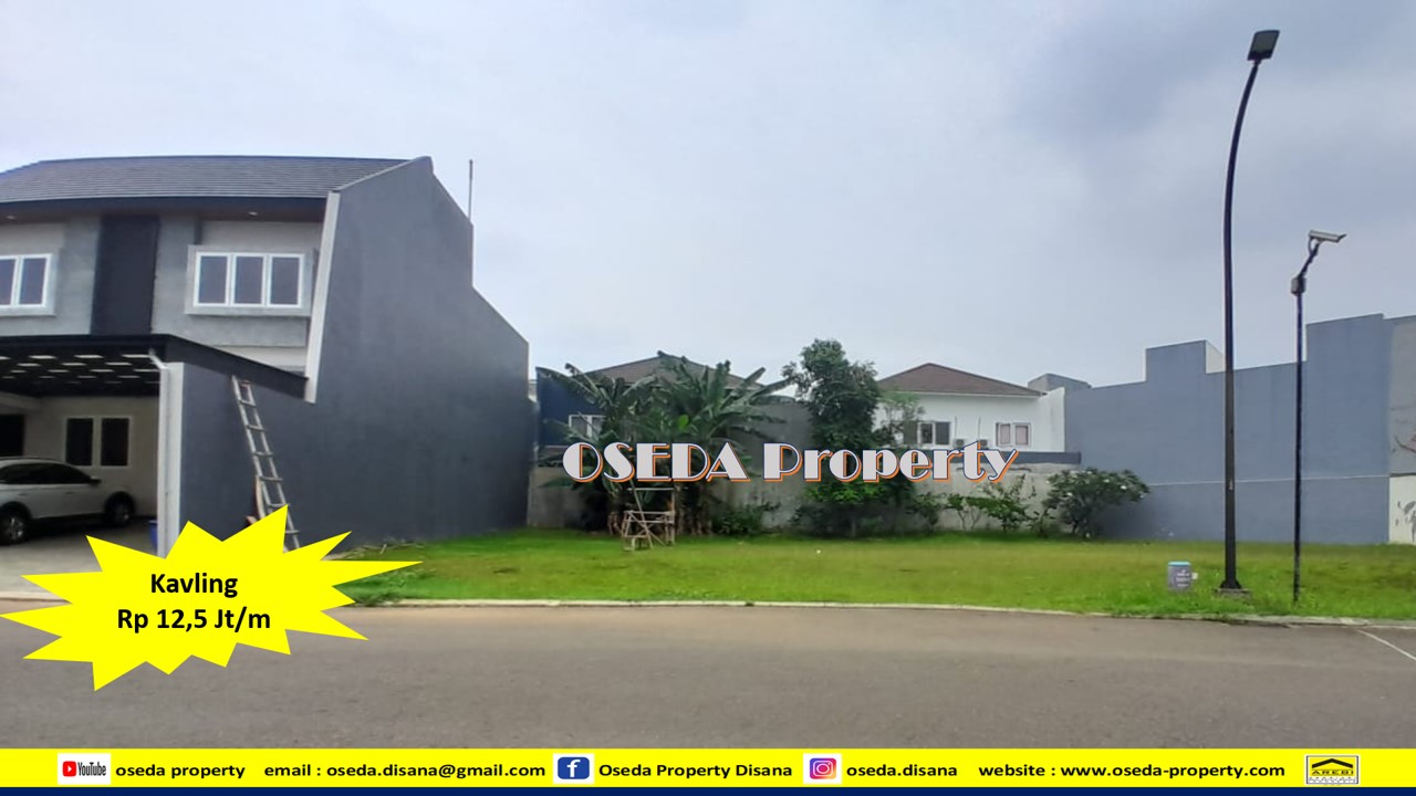 Dijual Kavling Kota Wisata Cibubur, Dlm Cluster  - K  ID  312