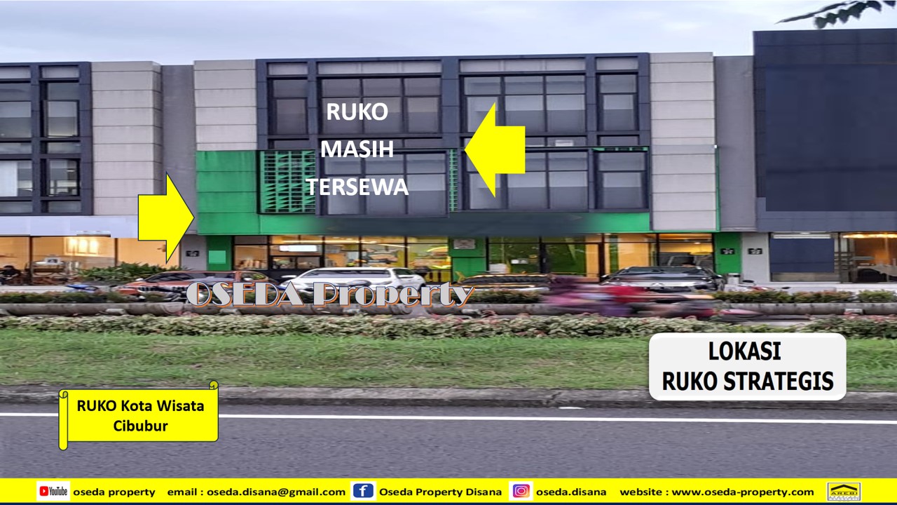 Dijual Ruko di Kota Wisata Cibubur - RK 203