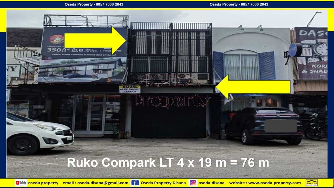Dijual Ruko Compark di Kota Wisata Cibubur - RK 221