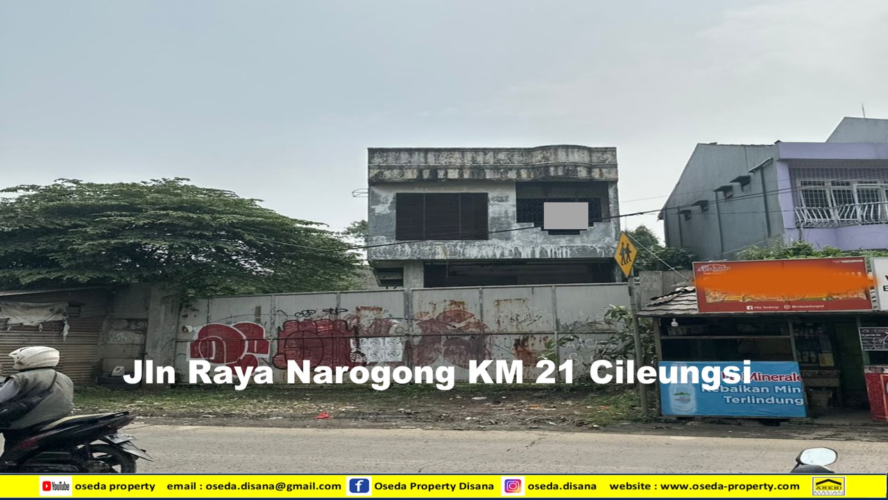 Dijual Ruko - Jln Raya Narogong KM 21 Cileungsi  - RK ID  206
